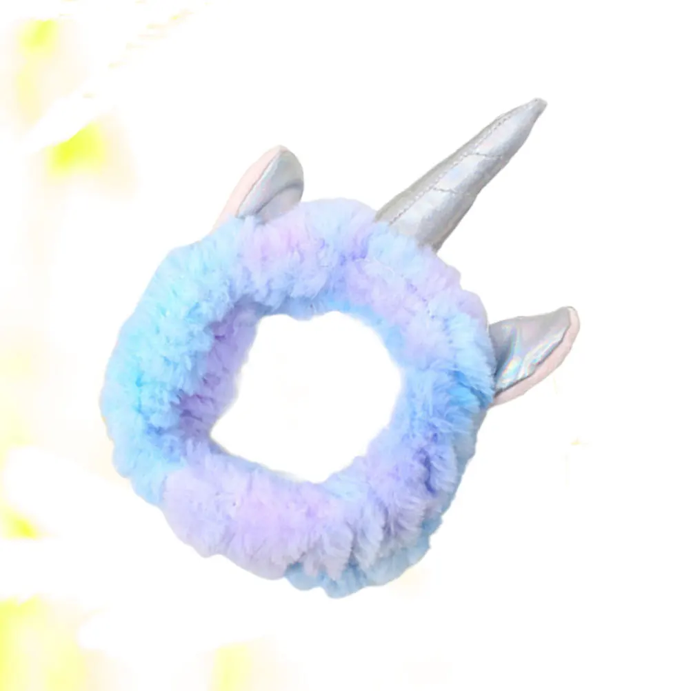 

Unicorn Hair Bands Purple and Blue Premium Sequins Design Fun Eye-Catching Headwear for Daily Wear Party Supplies Photo Props