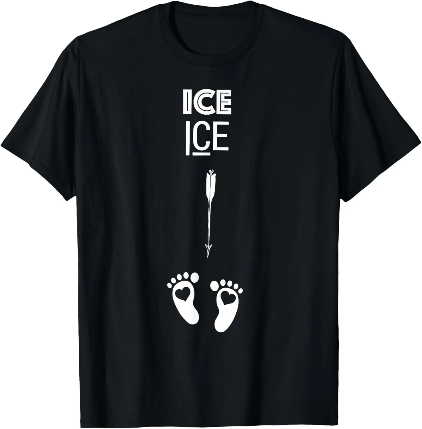 Funny Pregnancy Announcement - Ice Ice Surprise Baby T-Shirt