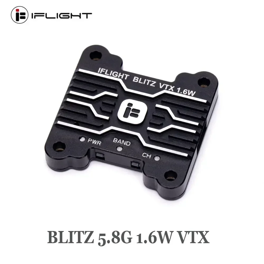 iFlight BLITZ 1.6W VTX 5.8G 40CH PitMode 25mW-1600mW Adjustable FPV Video Transmitter 30x30mm for Long Range FPV Acessorios RC