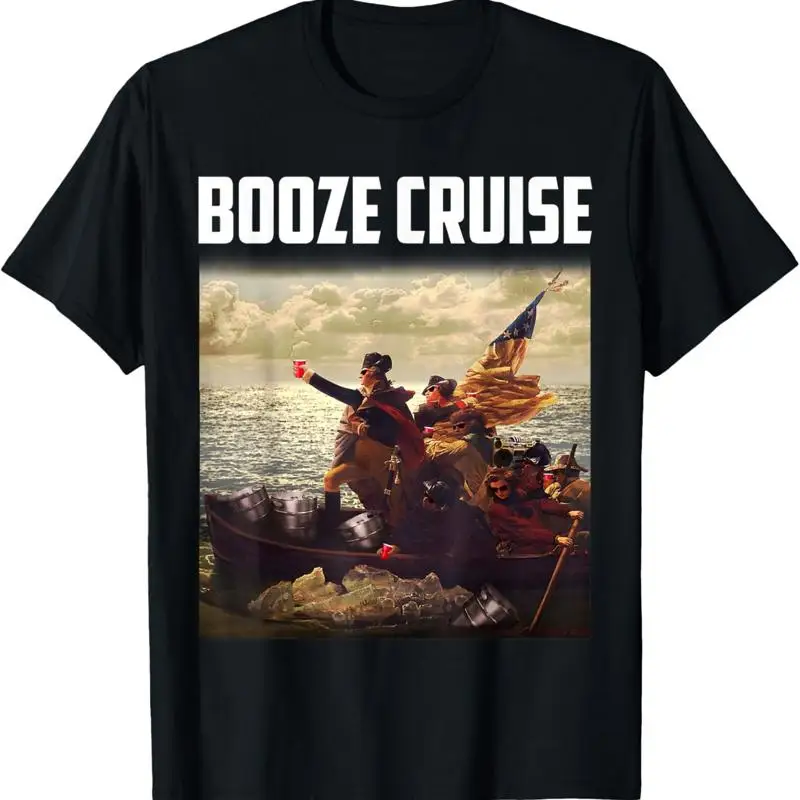 Political Party Booze Cruise Shades Red Cups T shirt