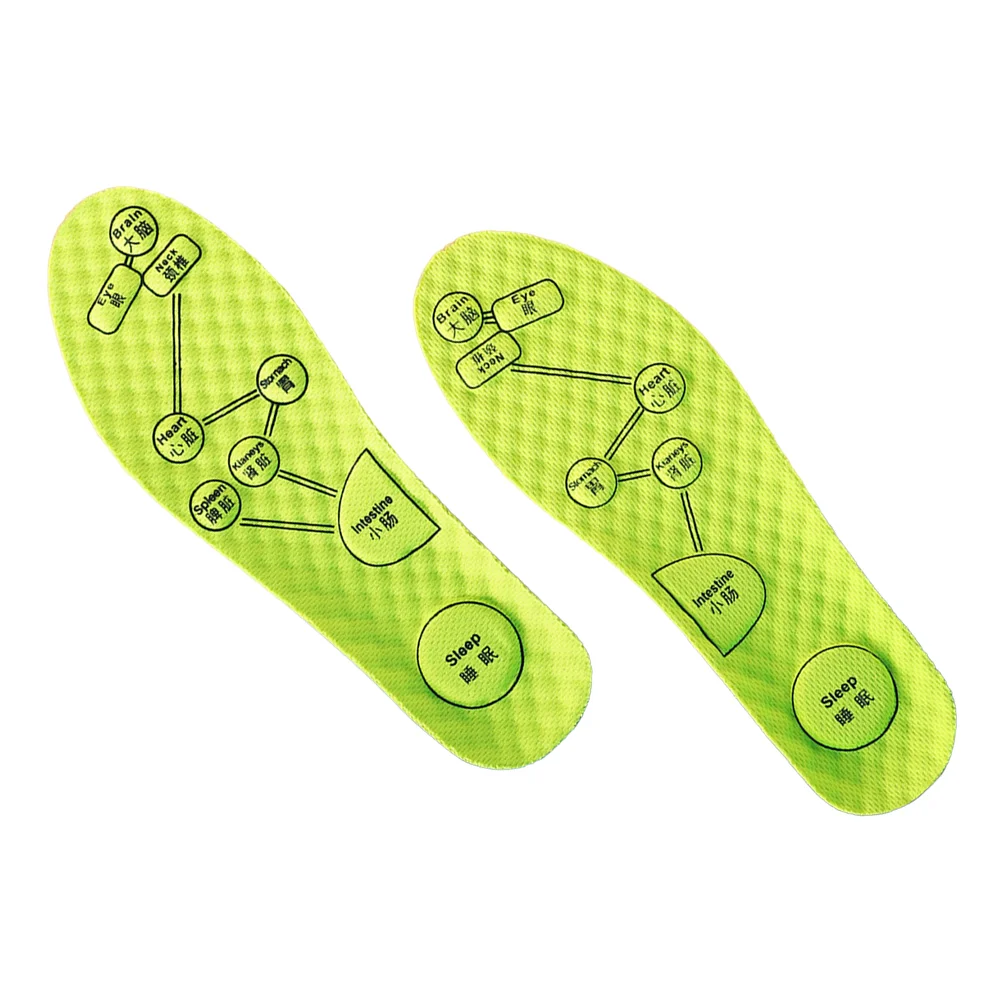 

Shoe Insert Insole Comfortable Pads Breathable 255X87X1CM Replaceable Sports Insoles Foot Green Supply Men and Women