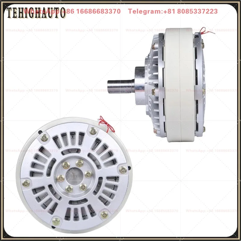 1000RPM Hollow Shaft Single Shaft Magnetic Powder Brake 24V 6-100Nm(0.6-10kg) Tension Controller Kit for Printing Dyeing Machine