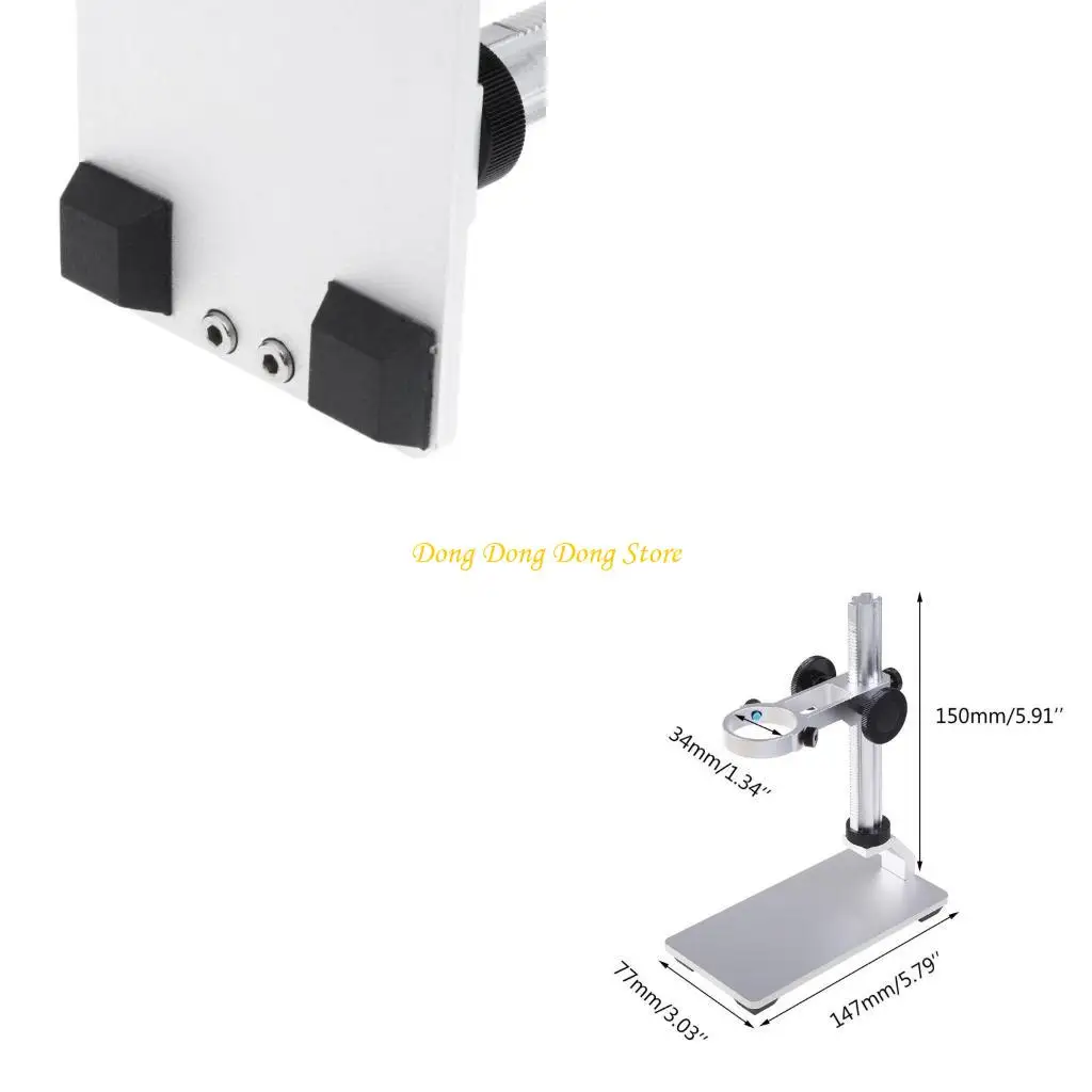 

Microscope Aluminium Alloy Raising Lowering Stage UP Down Support Table Bracket