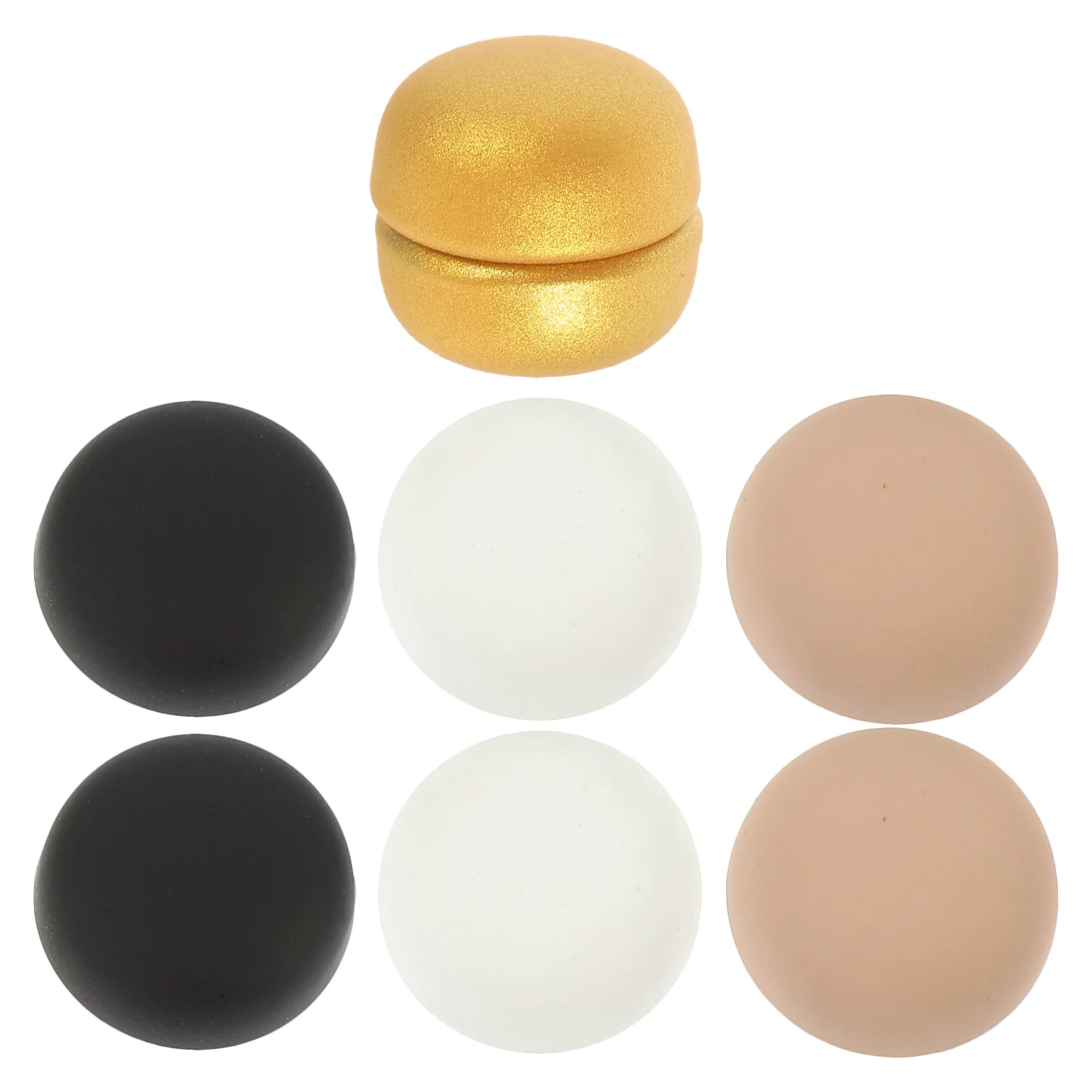 4 قطعة مغناطيس الحجاب الصغيرة سبيكة شال المغناطيسي دبوس أزرار المهنية لتثبيت وشاح المدمجة قابلة لإعادة الاستخدام دبوس مغناطيسي قوي #1