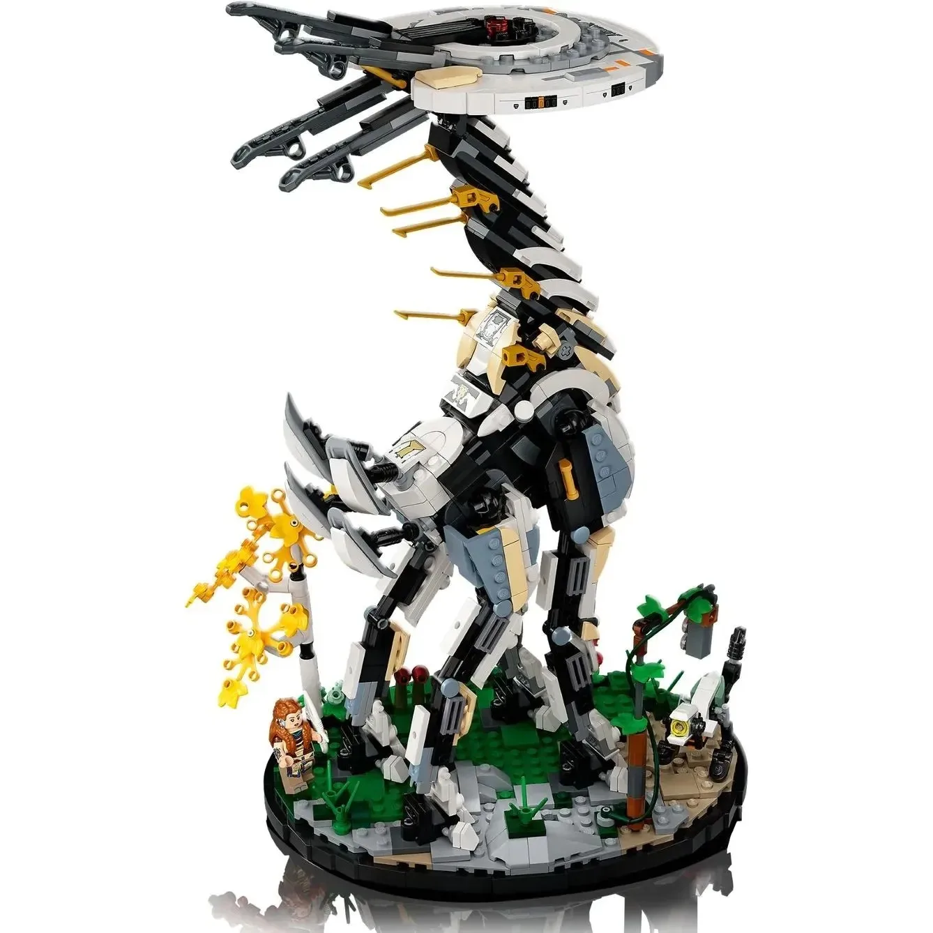 1222 قطعة MOC Horizon Zero Dawned Tallneck اللبنات نسخة ضخمة الزرافة نموذج الطوب جمع اللعب هدية للبالغين والأطفال