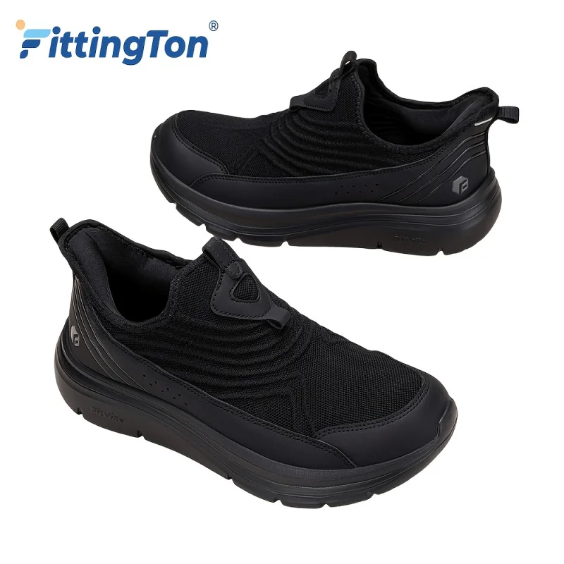 

Wide Men'S Slip-On Walking Shoes Breathable Lightweight Non-Slip Casual Sneakers For All-Day Standing For Swollen Feet