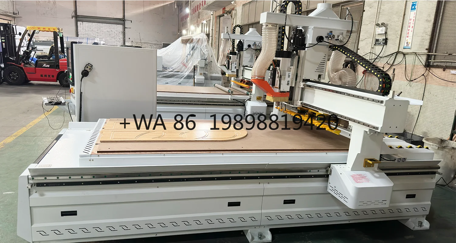 PLC Core Components Best Price Single Spindle CNC Router Machine for Woodworking Auto Tool Changer with