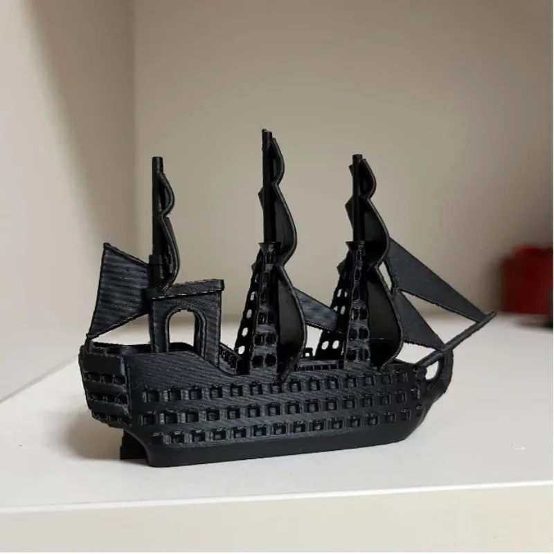 3D Printed Exquisite Pirate Ship Adventure Model,for Fans and Collectors Inspired by Pirates Caribbean,Room Decor,Pirates Vessel