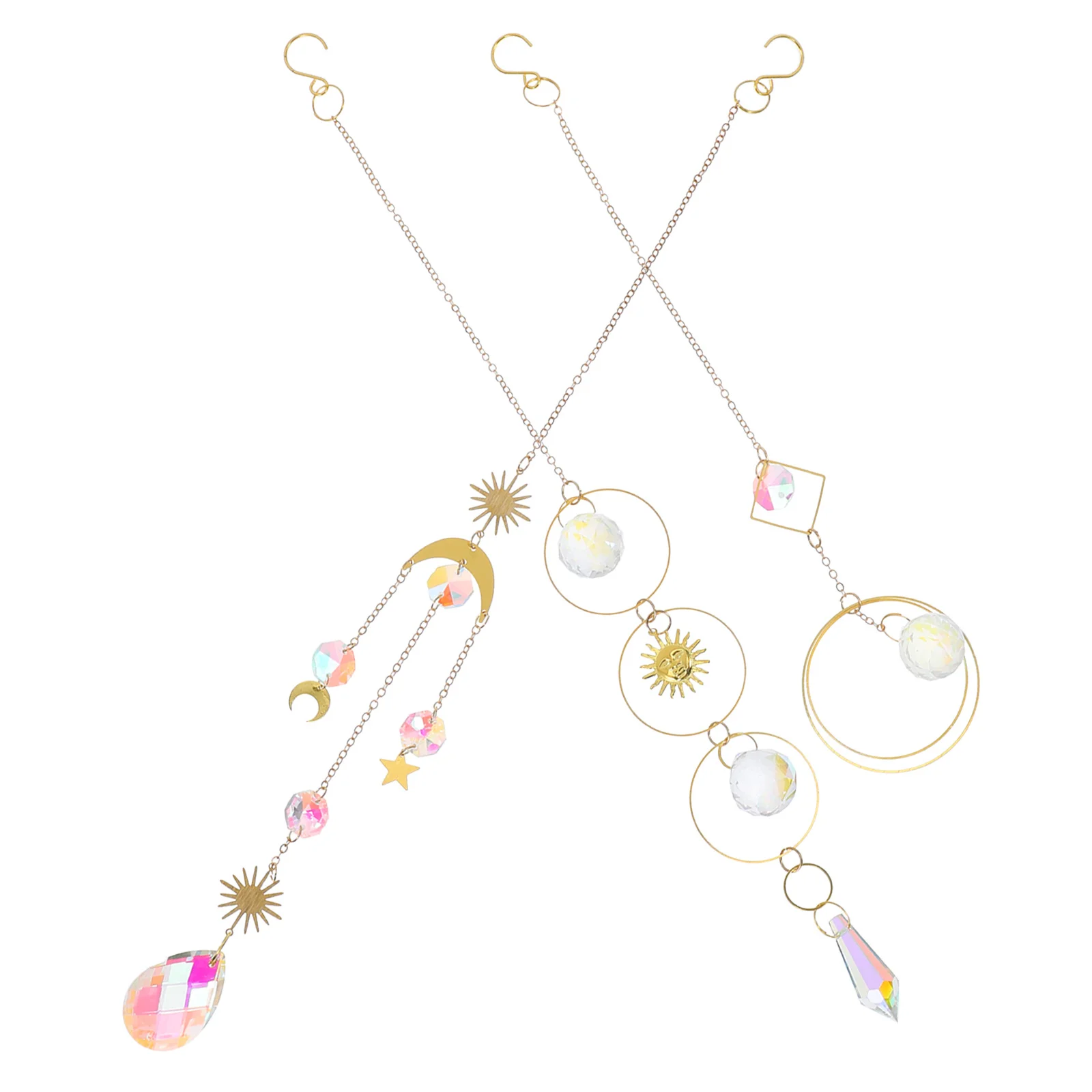 

3 Pcs Hanging Garden Decor for outside Home Decors Decorative Ornament Ornaments Outdoor