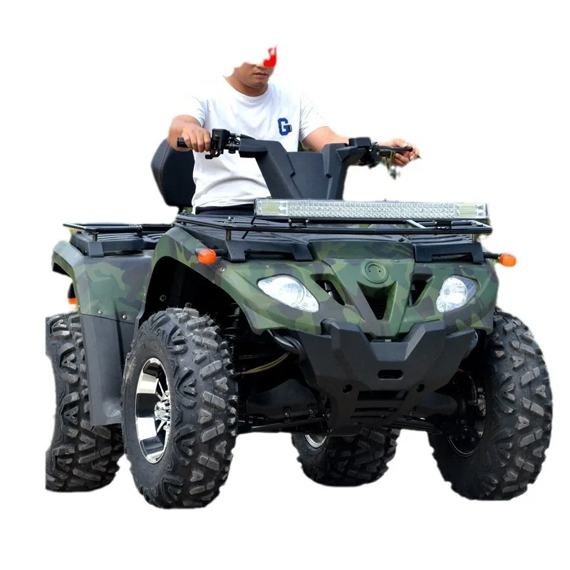 ATV elétrico todo-o-terreno de quatro rodas para adultos, local de motocicleta off-road de montanha dupla