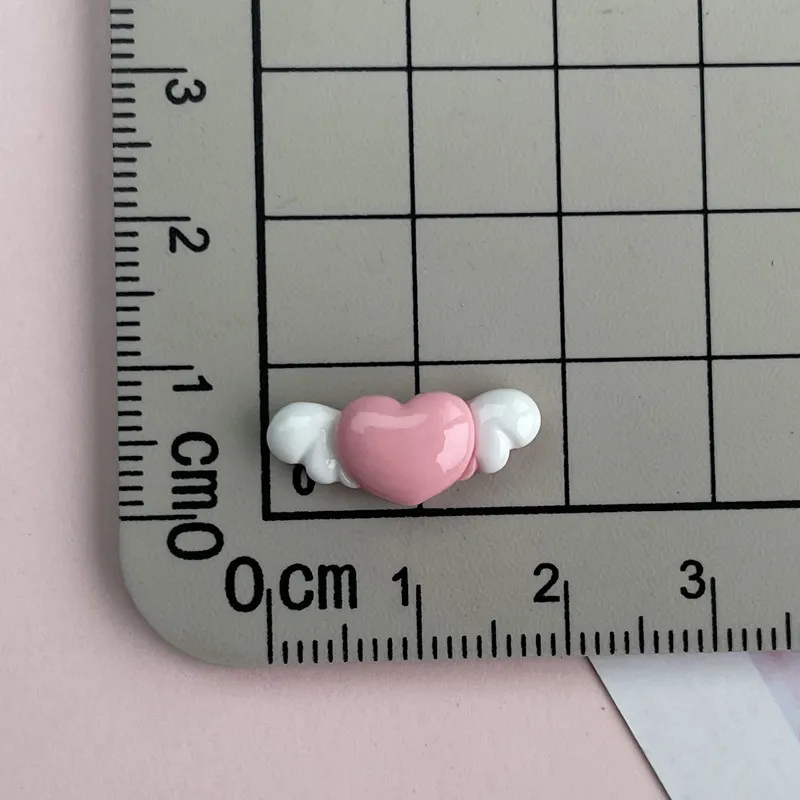 20Pcs Bright Surface Pink Cloud Resin DIY Cream Glue Shoes Hat Icebox Barrette Mobile Phone Case Scrapbook Flat Back Patch