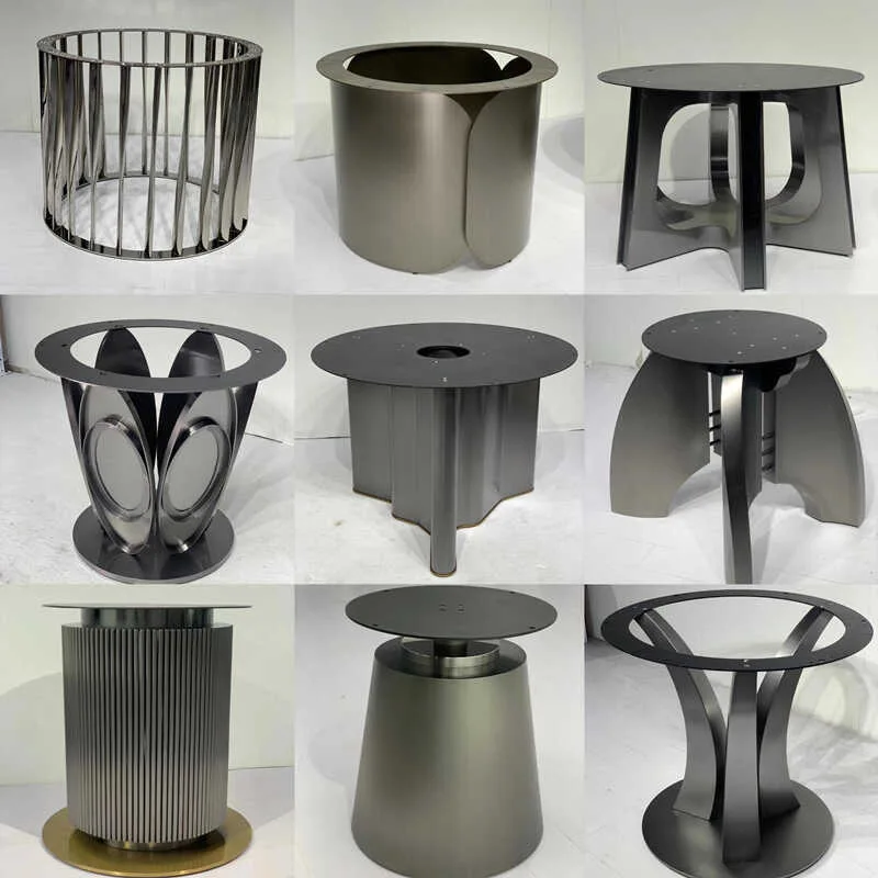 arble Table Legs Stainless Steel Base Foot Bench Rectangular  Legs Rock Slate Dining  Bracket