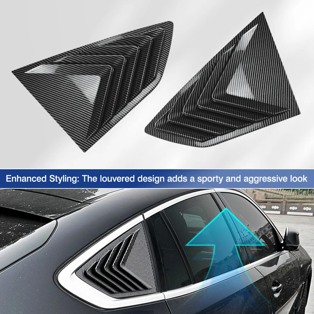 

2 шт., жалюзи на заднее боковое окно из АБС-пластика, накладка на крышку для BMW X6 G06 2019 2020 2021 2022 2023 2024