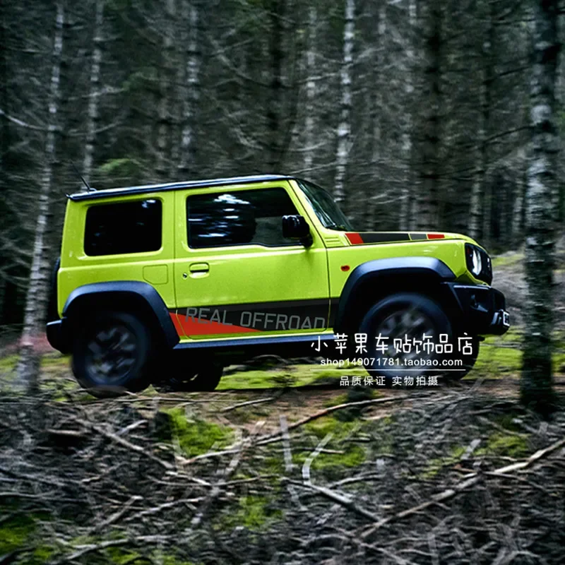 

Car stickers FOR Suzuki Jimny Personality Body Color Strips Cover Stickers Decorative Door Decal film
