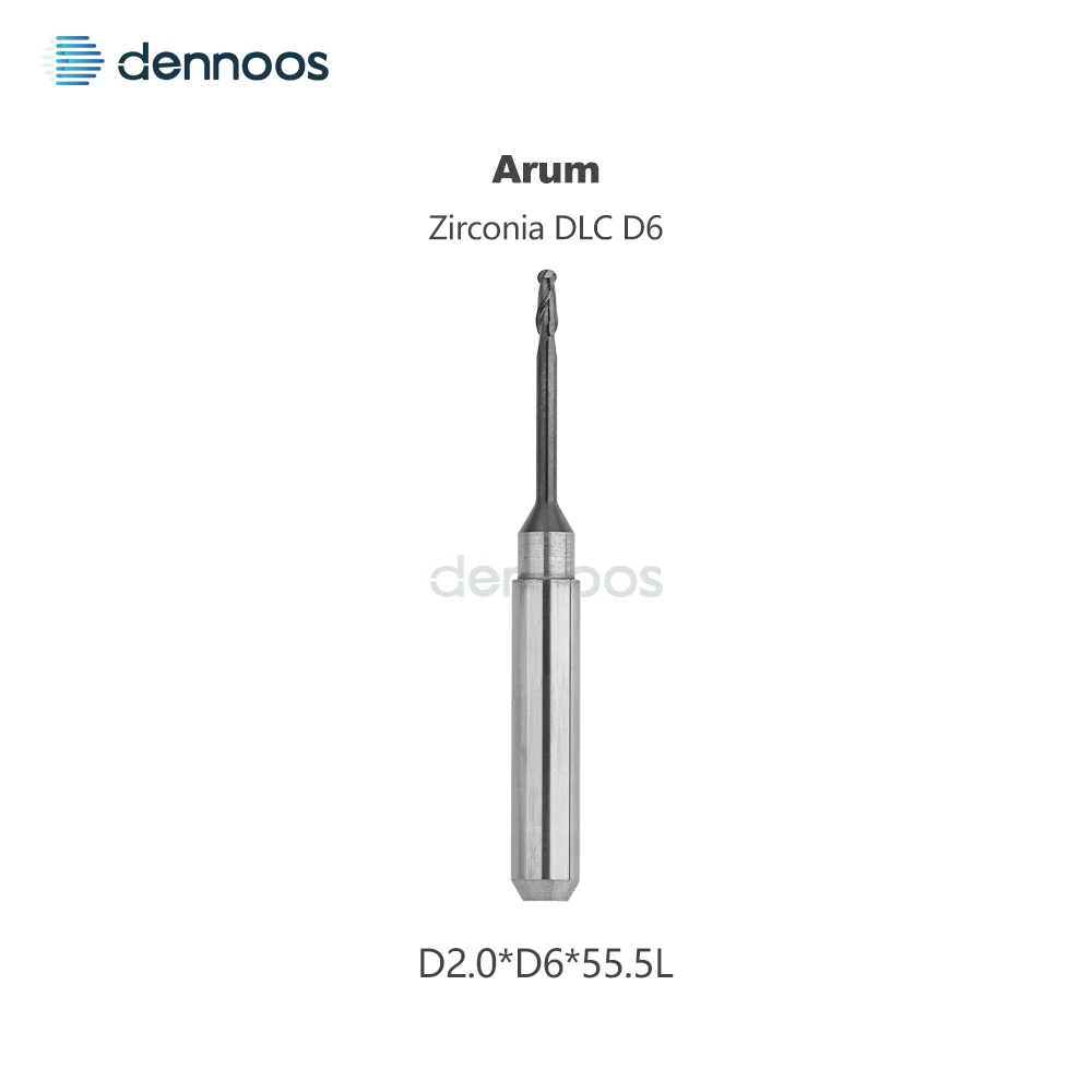 ARUM Zirkonoxid-Fräser D6 Schaft DCG/DC/DLC Beschichtung Schleiffräser 55,5 mm Länge 2,0/1,0/0,6 mm Durchmesser Arum Fresa Werkzeuge – Detail 15