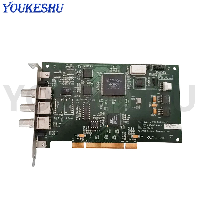 New original Stream Output Card LS7643 Full Duplex ASI-C DVEO 4