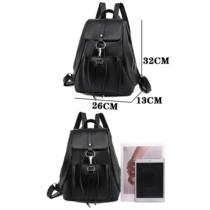 Drawstring Closure Knapsack Sac A Dos SchoolBag Durable And Splashproof PU Bagpack Luxury Women's Designer Brand Backpacks Sac