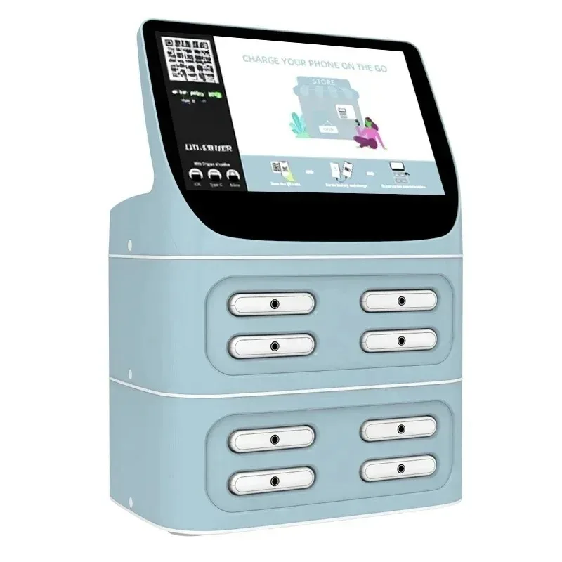 2025Power Bank Charging Station Vending Machine 8slots Cell Phone Shared Power Bank Rental