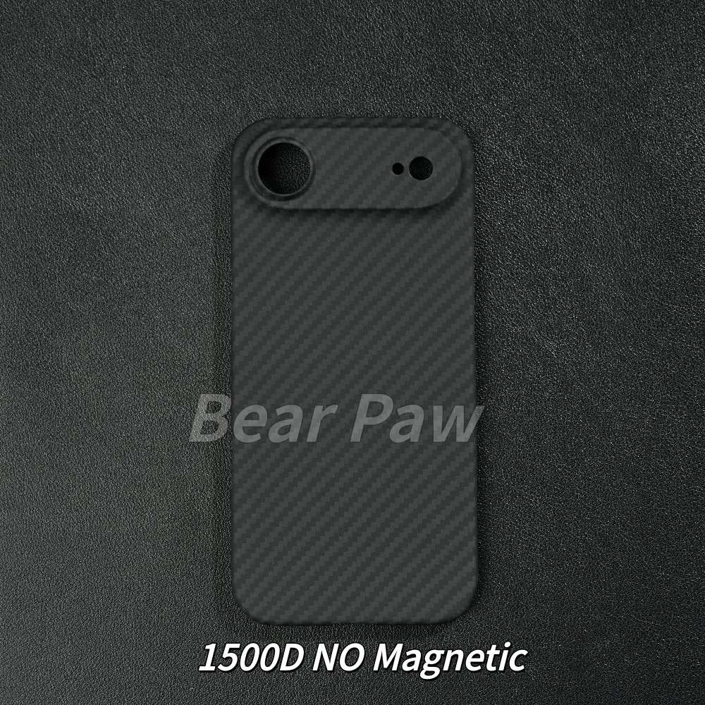 Case for iPhone 17 Pro Max Aramid Carbon Fiber Case for iPhone Air/17/17 Pro/15Pro Max/16Pro Max Thin Kevlar Fiber Magnetic Case