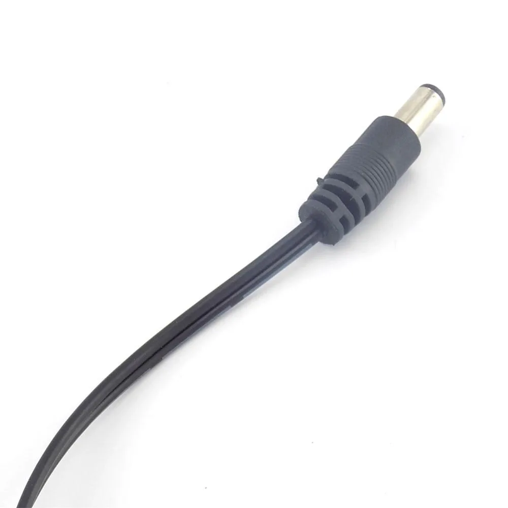 10pcs DC Power Cable DC Male Adaptor Power Supply Plug 5.5mmx2.1mm Jack Cable for CCTV Camera Security led strip light L19