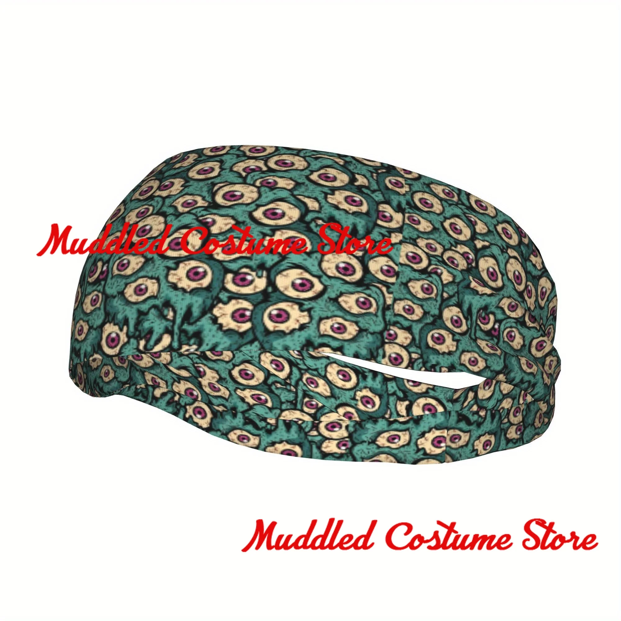 

Mutant Eyeball мороженое спортивная повязка на голову повязка на голову повязки на голову поглощающие пот повязки на голову подходят для бега, йоги, фитнеса