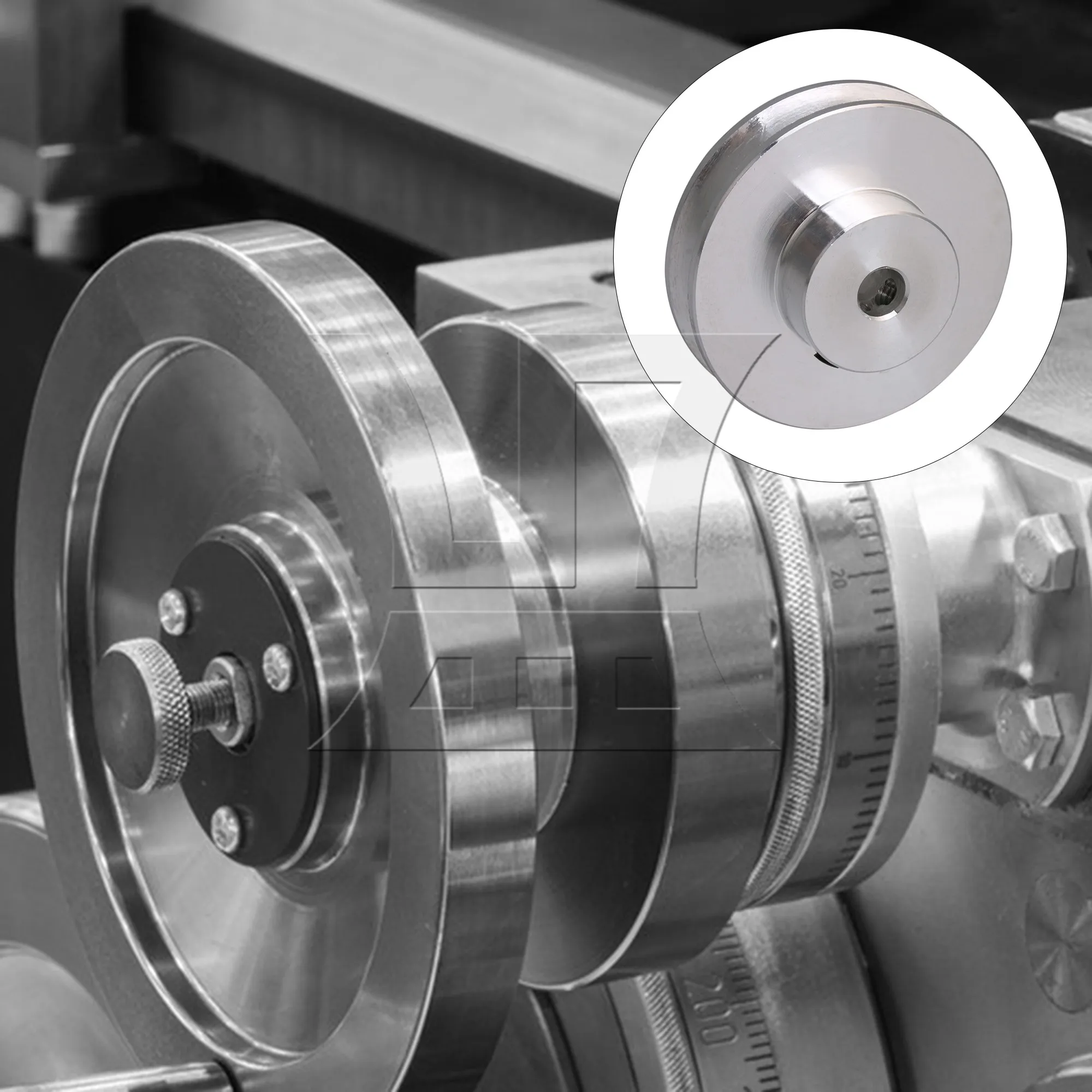 

BQLZR 41x16x6MM Silver Alloy Single Groove 6MM Bore Step Pulley for PU Belts