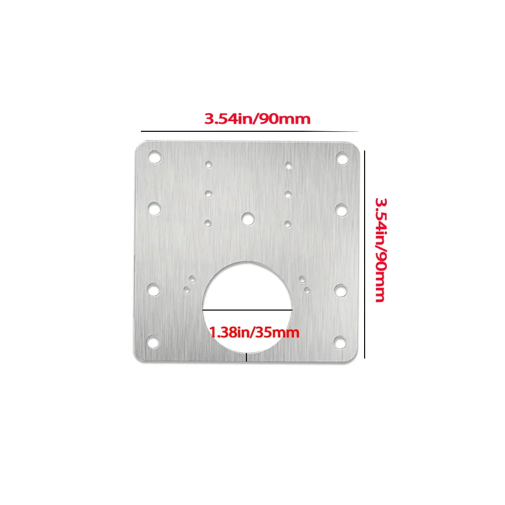 1/10pcs Bracket, Hinge Cabinet Door Repair Plate, Stainless Steel Thickened Mounting Fixing Plate,