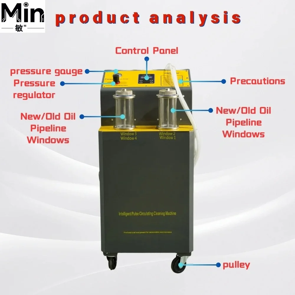 Anboroad Intelligent Pulse Circulating Cleaning Machine Sheet Metal Multifunctional Car Exhaust System Care Equipment