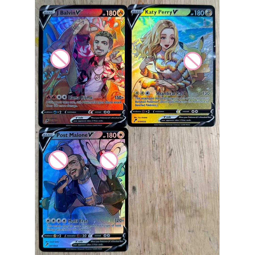 Anime Dea Storia Pokemon FAI DA TE ACG Lillie Lusamine Selene Cynthia Premium Lucido Carta Da Collezione Regalo Di Compleanno Di Natale