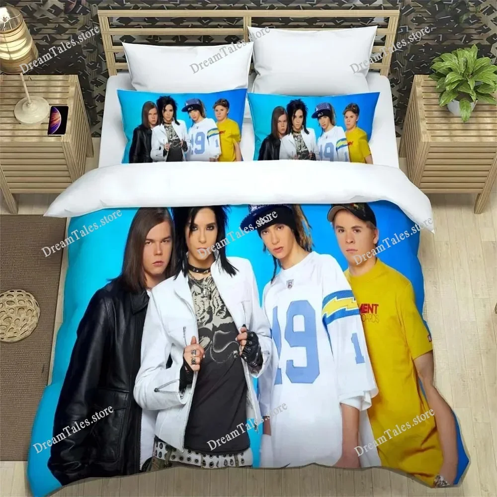 

Exquisite 3D Tokio Hotel Band Wallpaper Anime Digital Printing Bedding Set Duvet Cover Comforter Bed Youth Kids Girl Boys Gift74