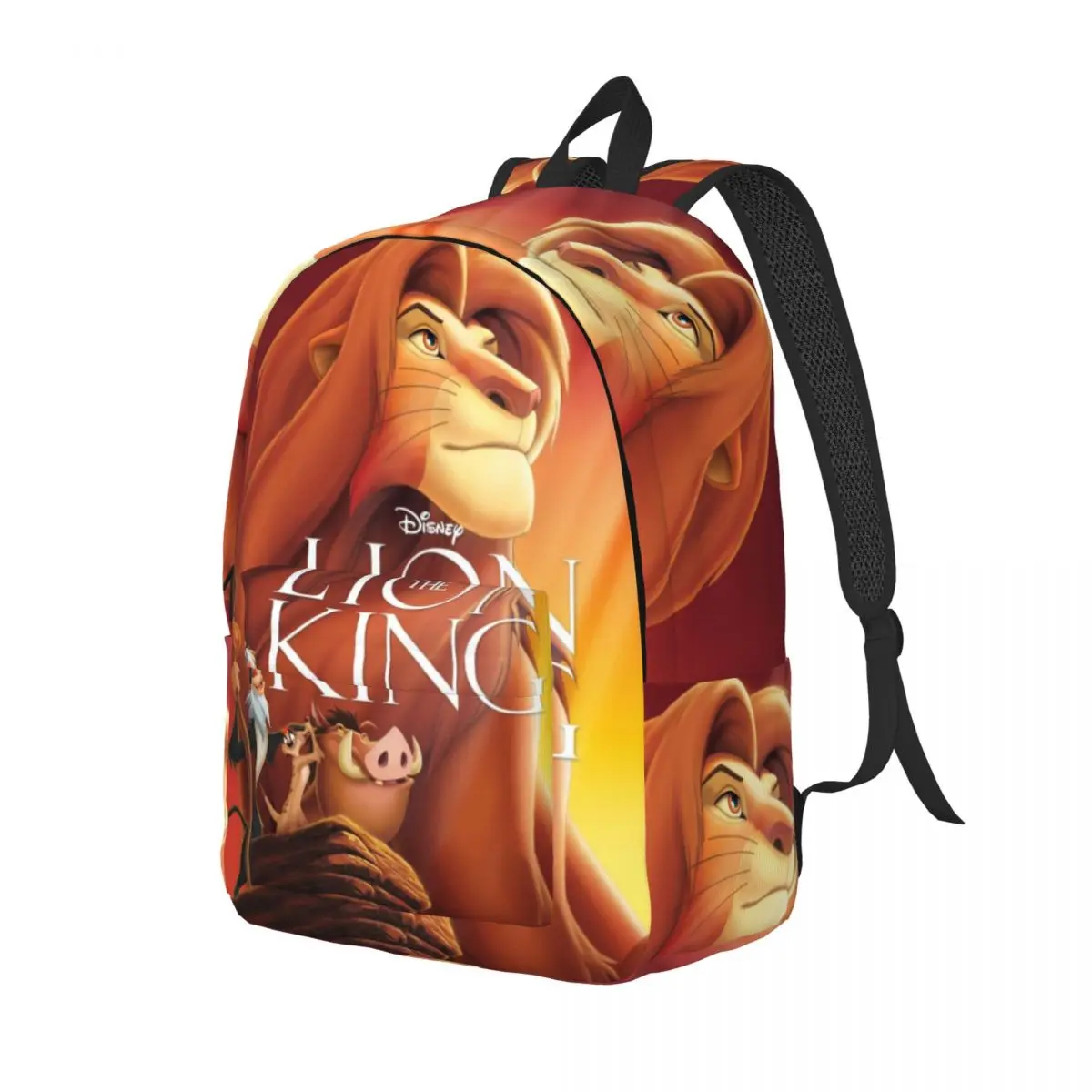 Backpack Remote Multi Compartment Disney The Lion King Film For Men Women For Gifts Multi-Function Bookbag Travel