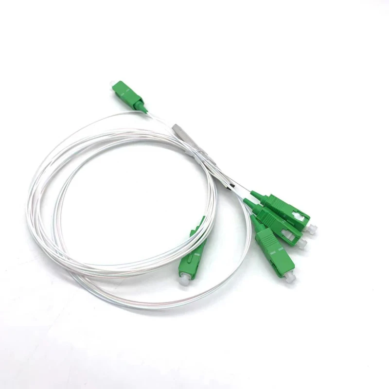 Imagem -05 - Plc sc Apc sm Único Modo 0.9 mm G657a1 Lszh 1m Ftth Fibra Óptica Divisor Conector de Fibra de Alta Qualidade 1*4 sc Apc 1x4