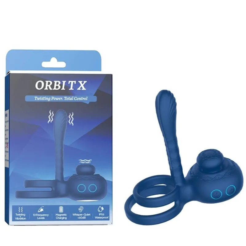 Vibrating Cock Ring with Rose Clitoral Stimulator Pleasure Penis Ring Vibrator Couples Adult Sex Toys for Men Women