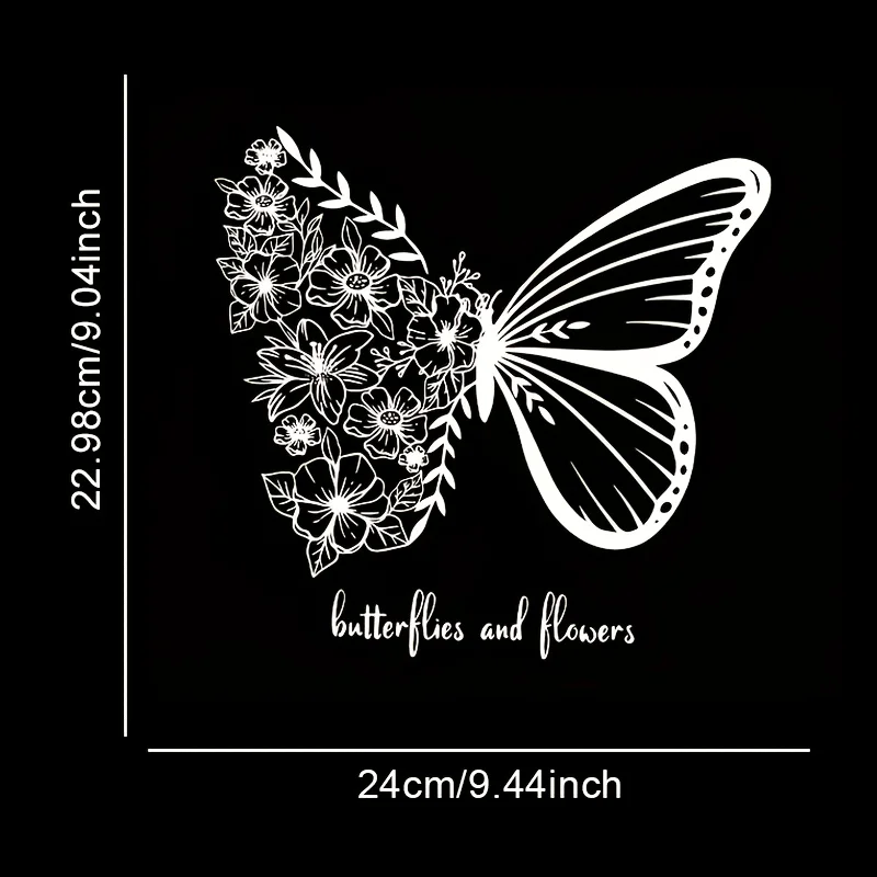 Half winged flower butterfly pattern printed short sleeved top elegant simple and fashionable It is a must have top for dressing
