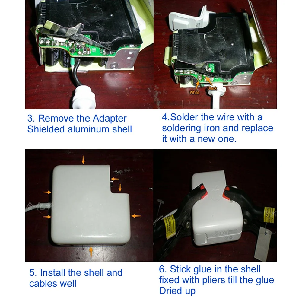 Nuovo cavo di riparazione cavo adattatore di alimentazione cc per Macbook Air / Pro cavo di alimentazione per caricabatterie adattatore di alimentazione 45W 60W 85W per Mag1 L