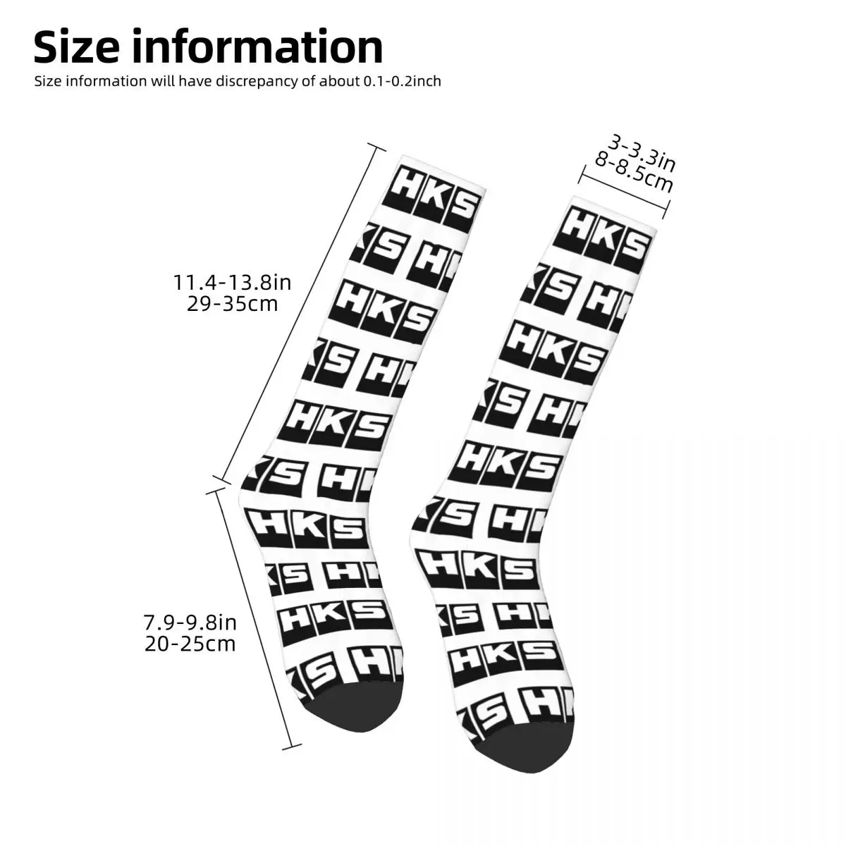 Best Seller Hks Logo Merchandise Socks Harajuku Stockings All Season Long Socks Accessories for Man's Woman's Christmas Gifts