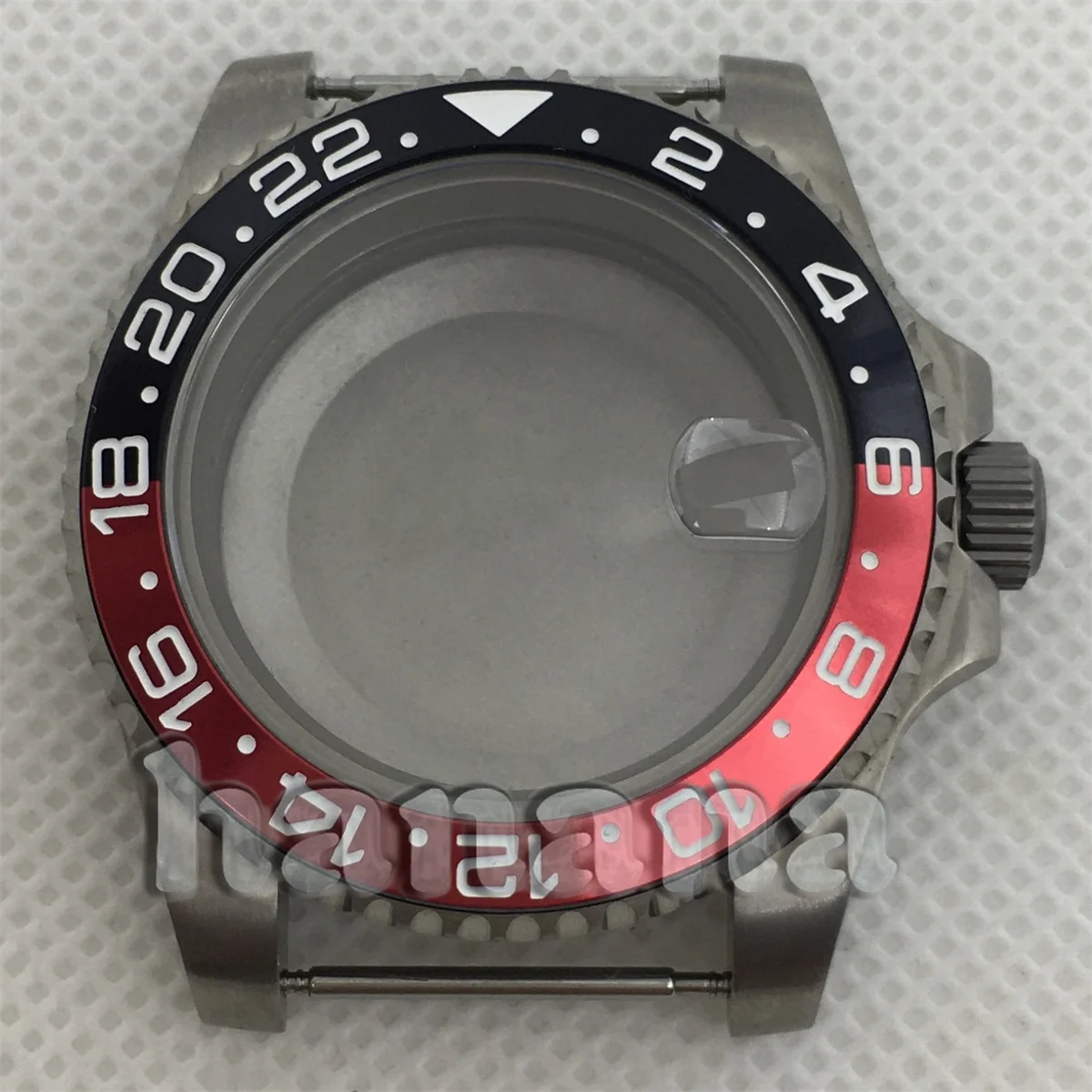 

40mm titanium diving case GMT bezel sapphire glass suitable for NH34 NH35 ETA2824 PT5000 movements water-resistant to 100 meters