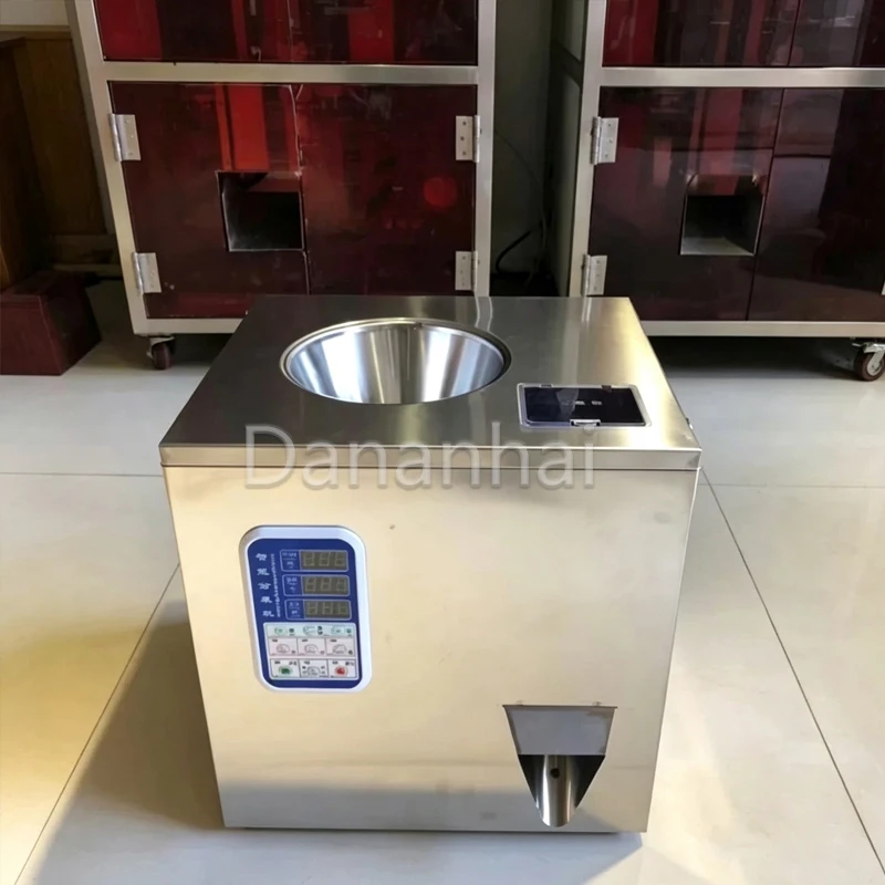 Semi Automatic Filling Machine, Granule Dosing Machine, Durable Spiral Filler For Pharmaceutical Powder And Seeds