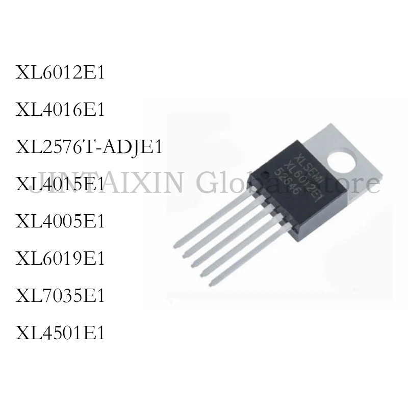 5PCS XL6012E1 XL4016E1 XL2576T-ADJE1 XL4015E1 XL4005E1 XL6019E1 XL7035E1 XL4501E1 T0220-5 TO263-5 IC CHIP NEW STOCK