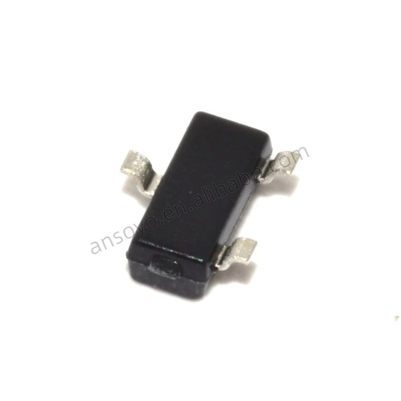 20PCS BC847B-7-F 45V 310mW 100mA NPN SOT-23 Bipolar Transistors