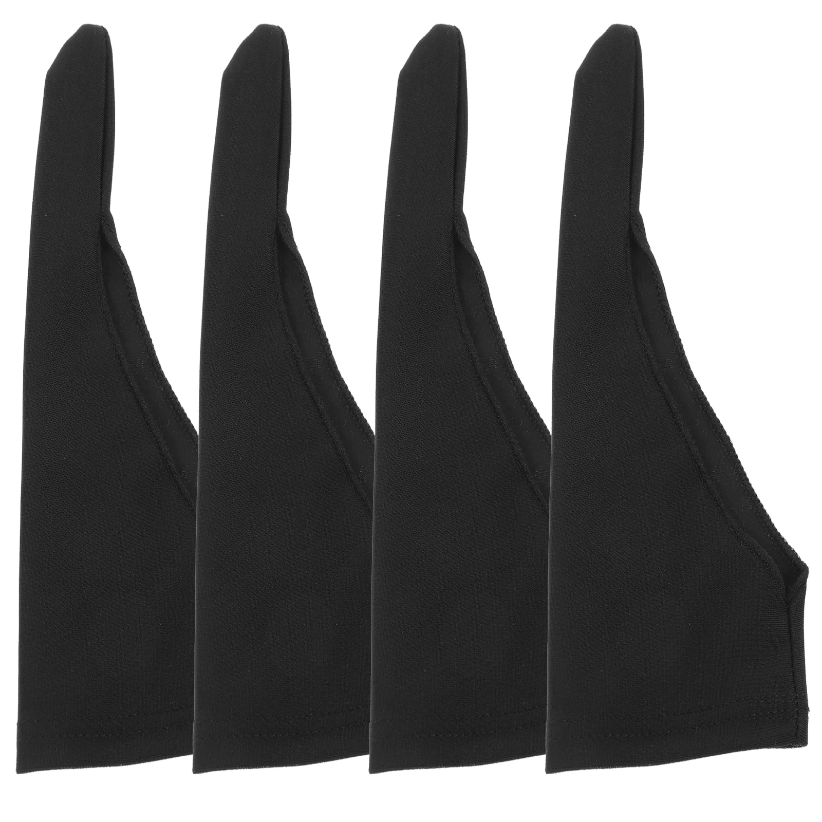 4 Pcs Anti-sweat Finger Cots Gloves Thumb Stop for Painting Flat Cloth