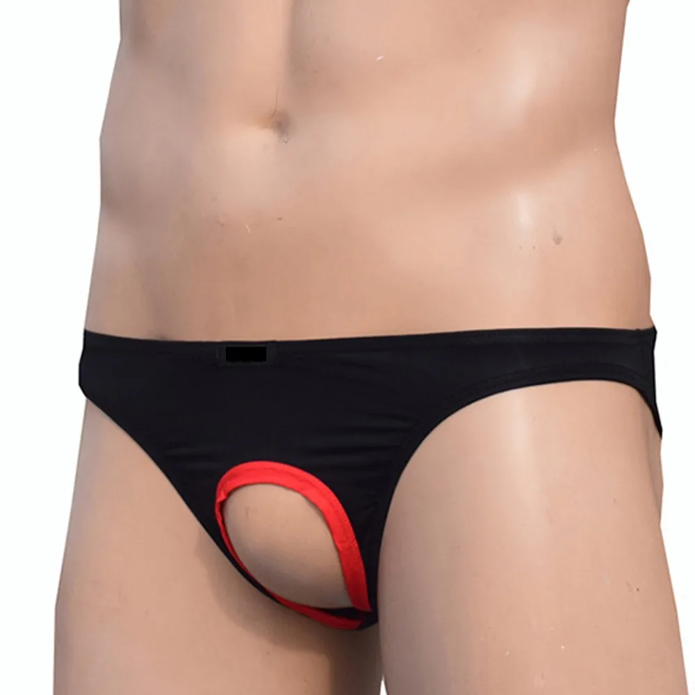 Accessary Bikini Fashion OL Office Party Work Business Formal Panties Hollow Ice Low-Waist Open Polyamide Sexy