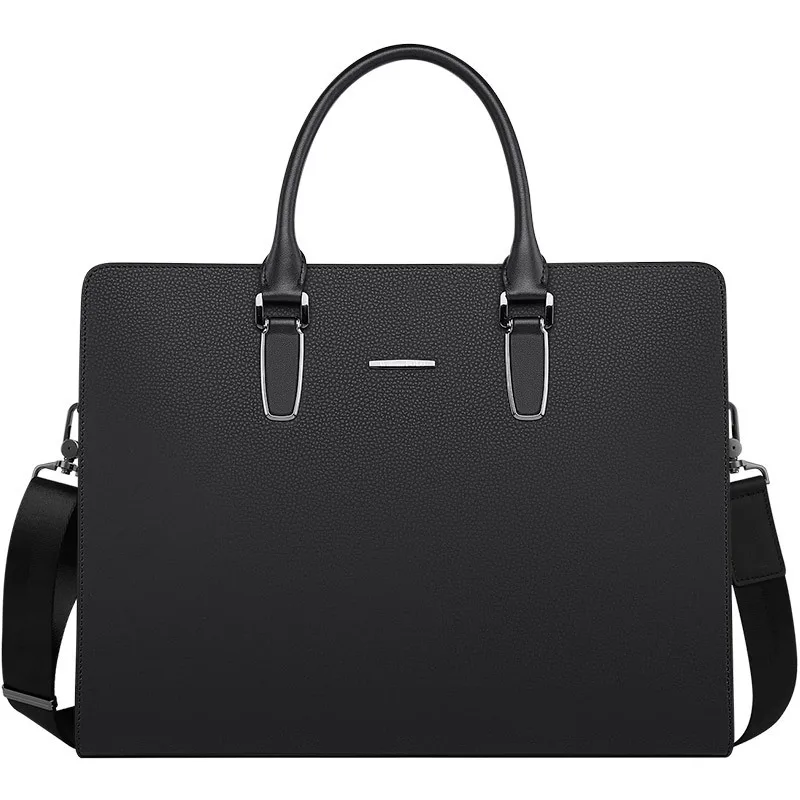 حقيبة يد الأعمال سعة كبيرة وثيقة كمبيوتر محمول للرجال كتف واحد حقيبة كروسبودي حقيبة ساعي الرجال حقائب جلدية للرجال