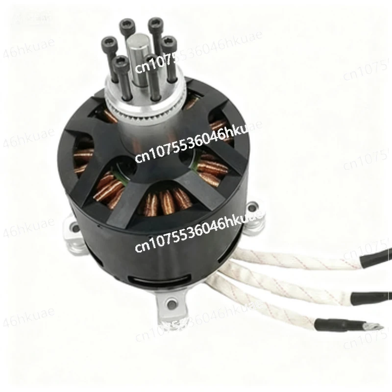 للطائرات X12090 متعددة الدوار 40 كجم محرك تيار مستمر عالي التوتر بدون فرشاة 7.5 كيلو وات قوة مطلية مناسبة