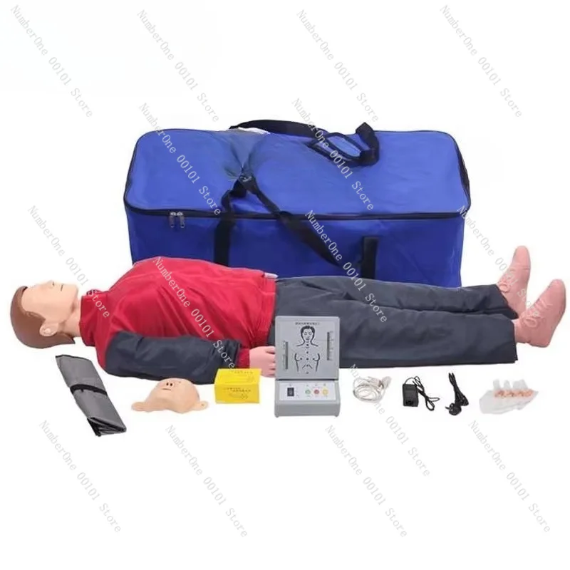 Full‑Size PVC CPR Training Manikin Human‑Sized Resuscitation Simulator for School Hospital First Aid Training