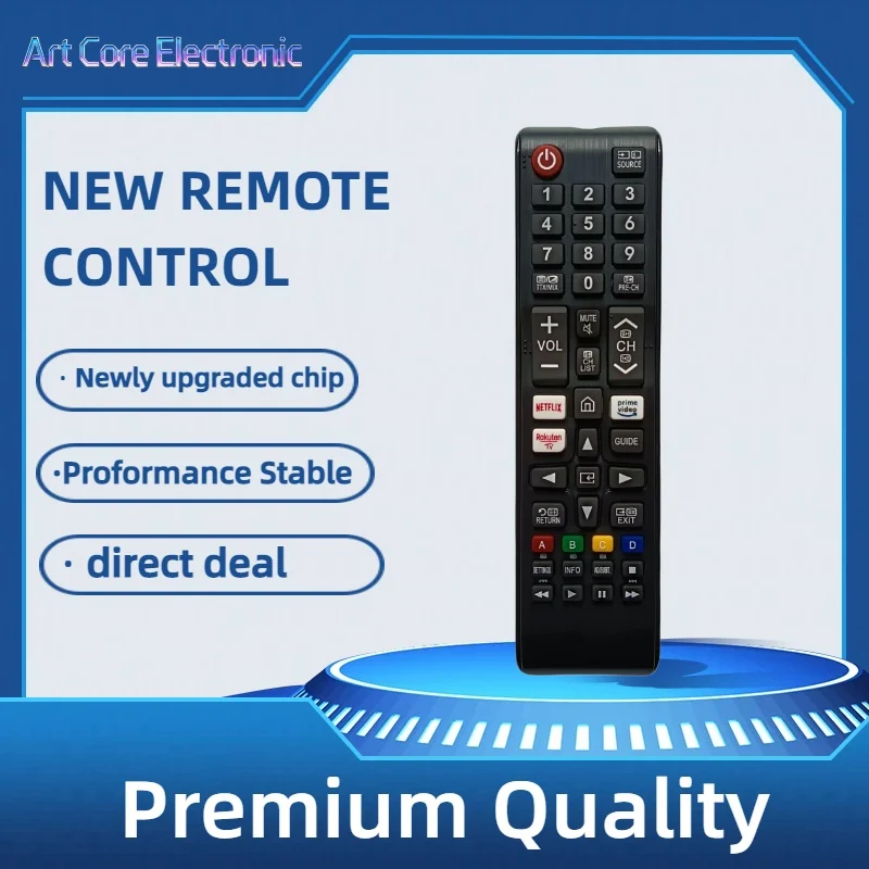 New remote control fit for Samsung UE43RU7170S UE43RU7170U UE43RU7105K UE43RU7172U UE43RU7100W UE43RU7102K Smart TV