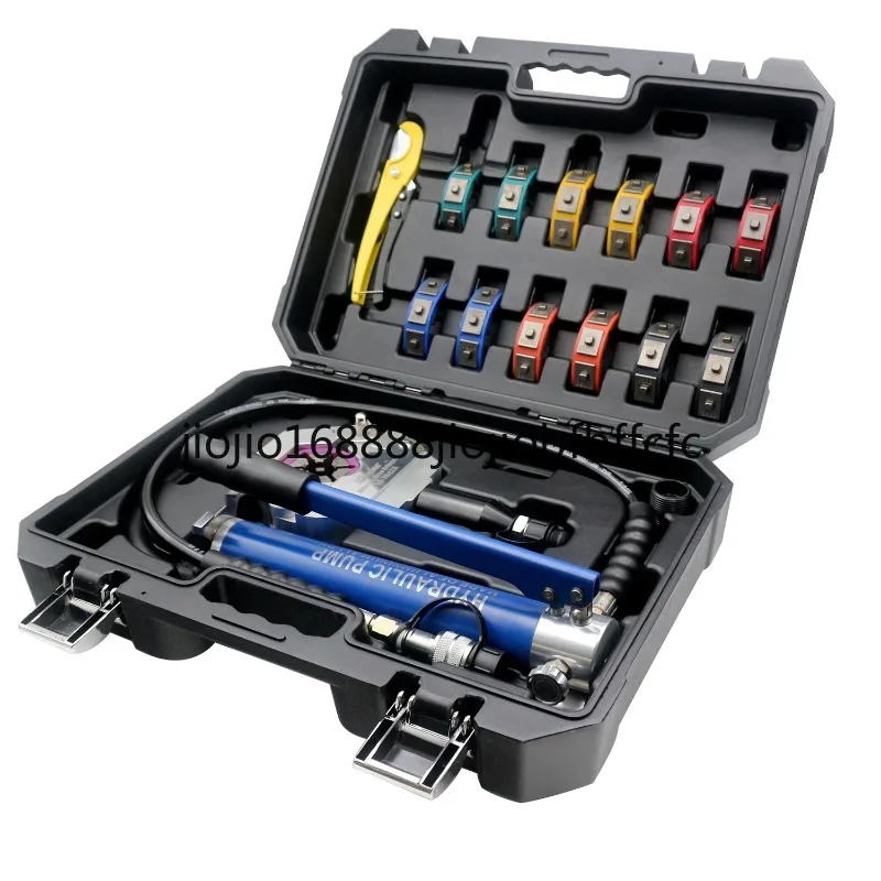 Suitable for gold blue manual air conditioning hose crimping tool 7842B detachable hydraulic hose crimping kit