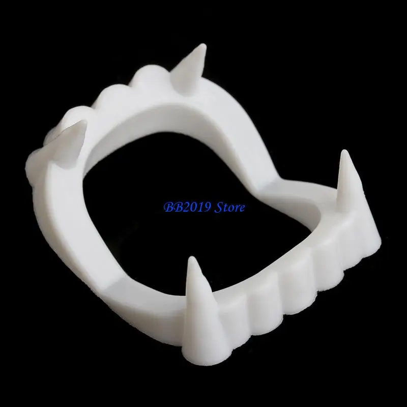 

Q0KB for Vampire for Dracula Teeth Halloween for Monster Zombie Fangs Hallow