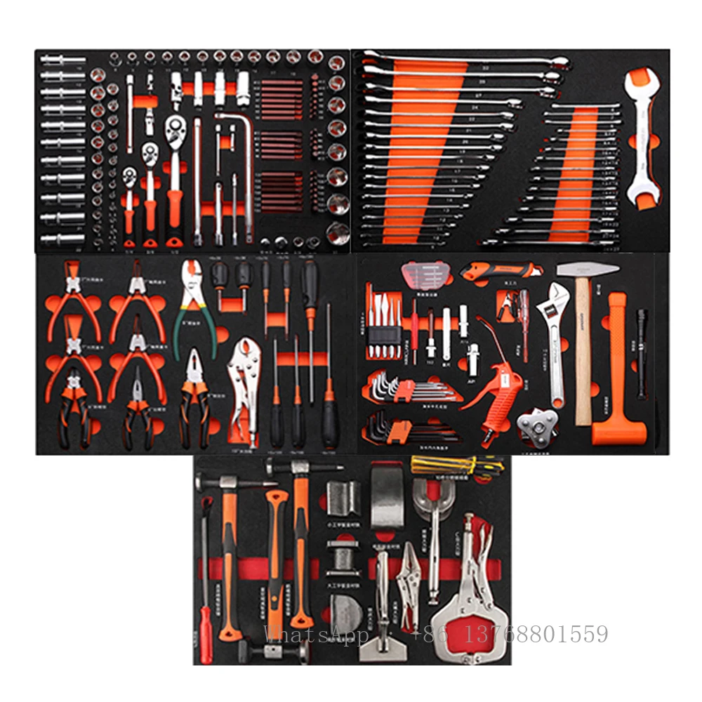 TFAUTENF TF-86 Auto Repair Tools Kit For Sheet Metal Repairing 15 Kg 232 Pc 5 570*410*30 600*440*250 Mm CN;SHN Carton White