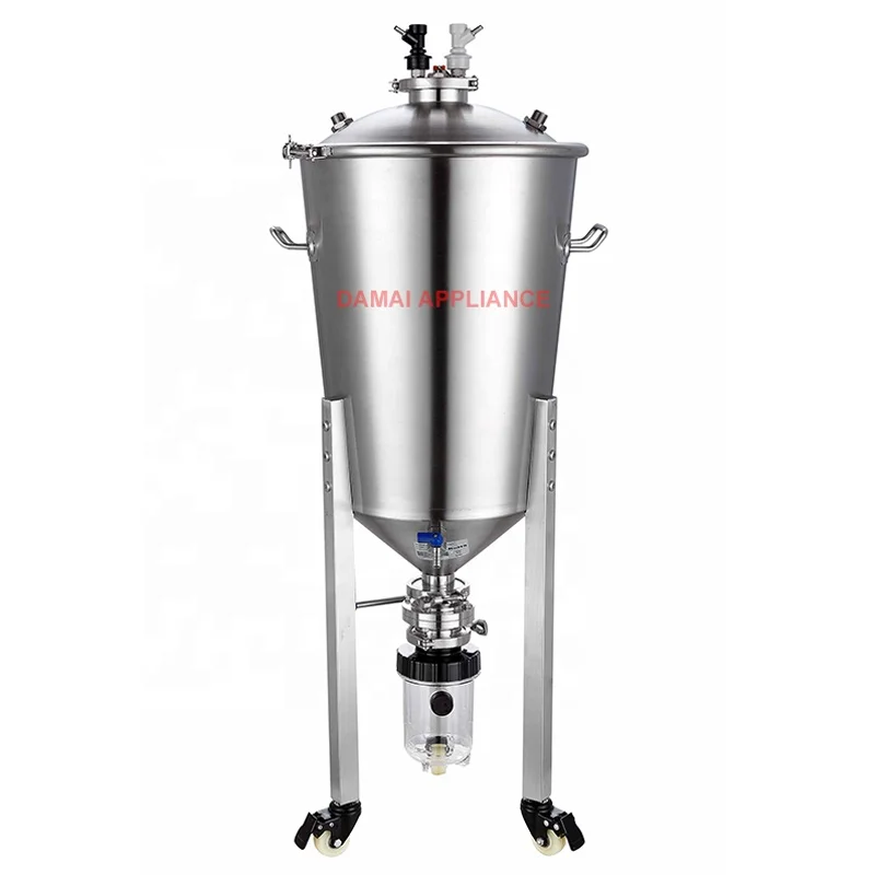 

35L Pressurized Fermenter Stainless Steel 304 Concial Fermentation Tank for Beer Brewing Equipments